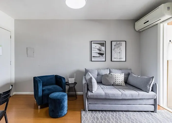 Apartment Ap Moderno Com Varanda E Churrasqueira, Vaga De Garagem, Proximo Da Orla Do Guaiba *